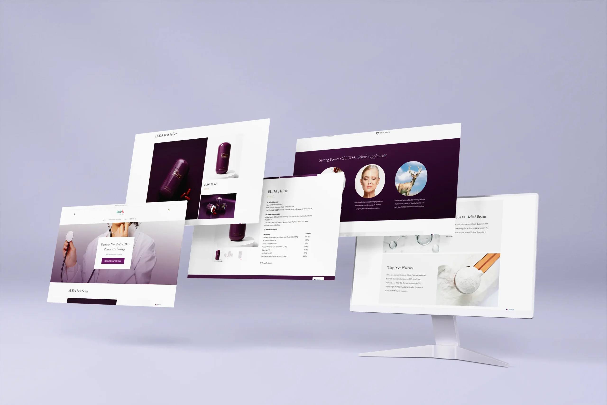 website mockup